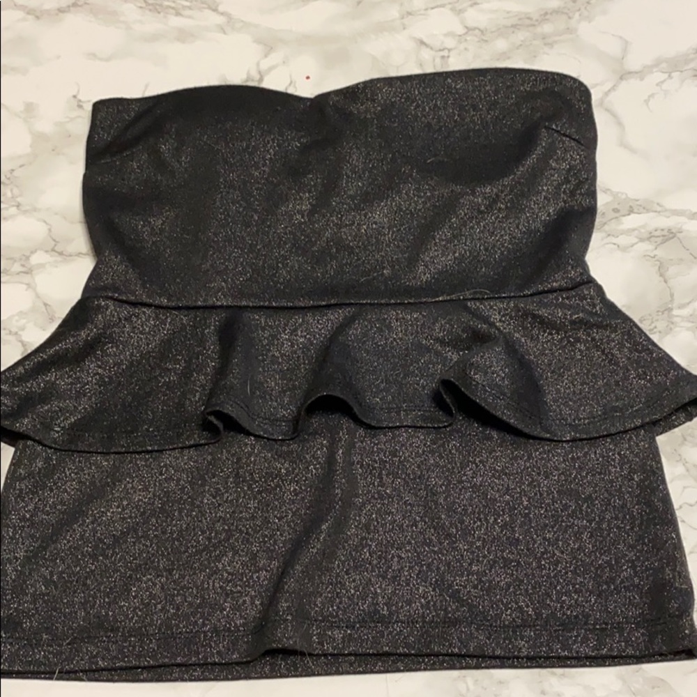 Black womens tube top